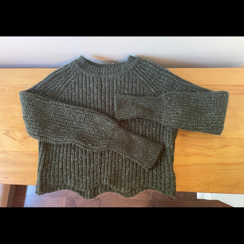 Kersh cropped scalloped sweater - Picture 1 of 4